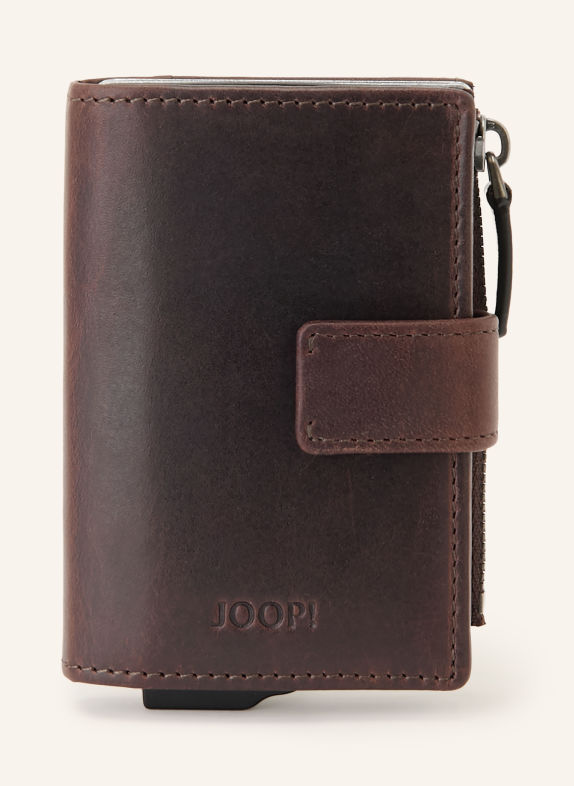 JOOP! CERRATANO C-FOUR E-CAGE Card Case DARK BROWN