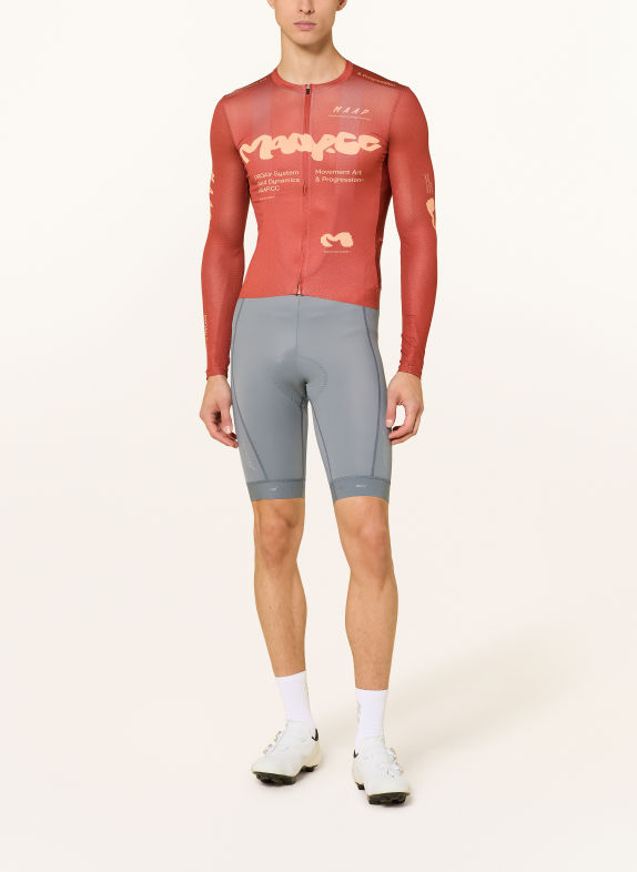 MAAP STRATA PRO AIR 3.0 Cycling jersey DARK ORANGE / LIGHT ORANGE