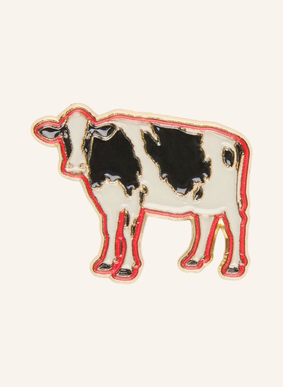 Barbour Broche HVID / RØD / SORT