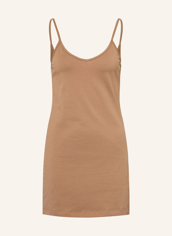 JEANNE BARET ZINNIA slip LIGHT BROWN