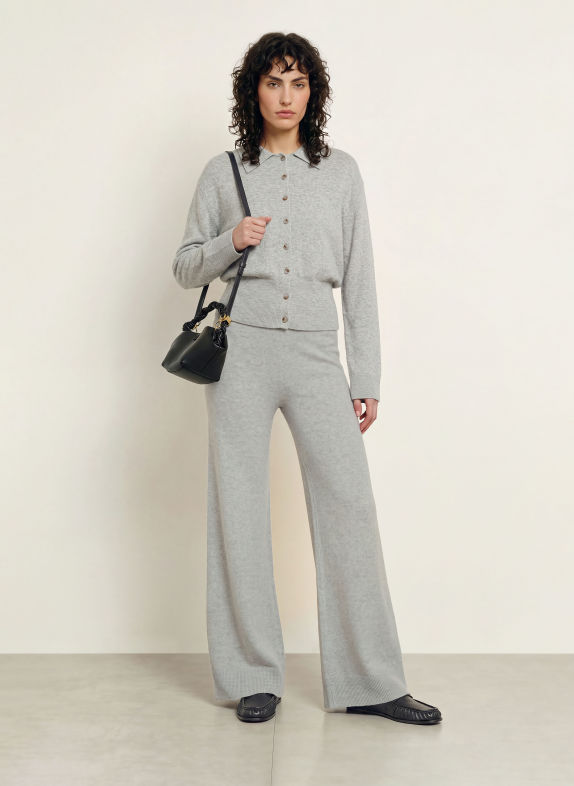LEZU Strickhose NIKA HELLGRAU
