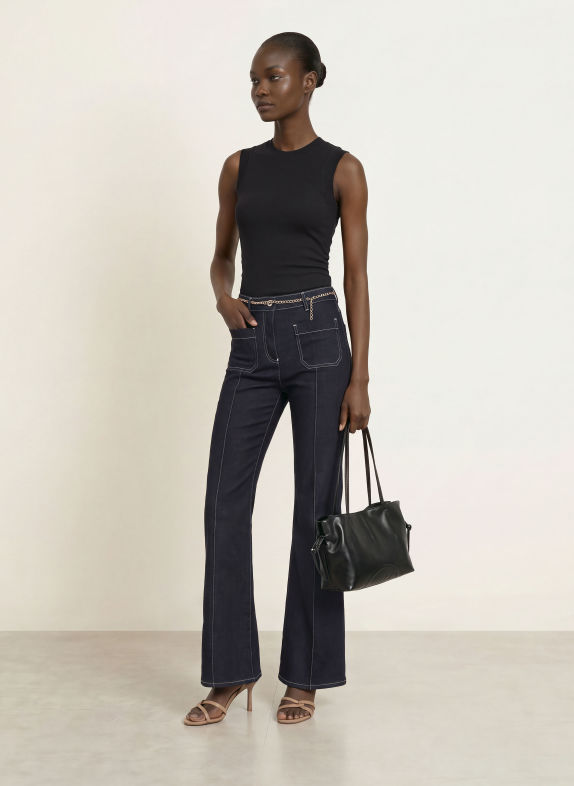 REISS Top TRUDY ČERNÁ