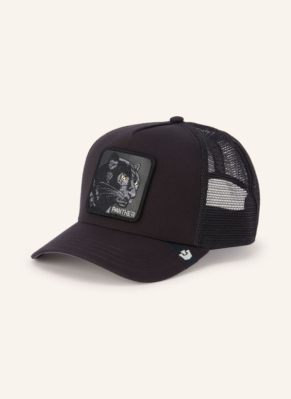 GOORIN BROS. PANTHER TRUCKER cap BLACK