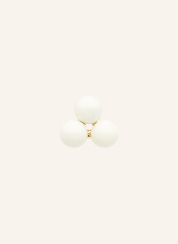 LULU Copenhagen Ohrstecker TRIO GOLD / CREME
