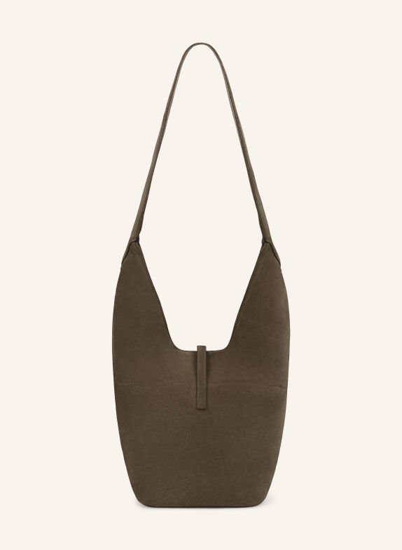 DEMELLIER Kabelka přes rameno THE SIENA CROSSBODY TMAVĚ HNĚDÁ / ZLATÁ