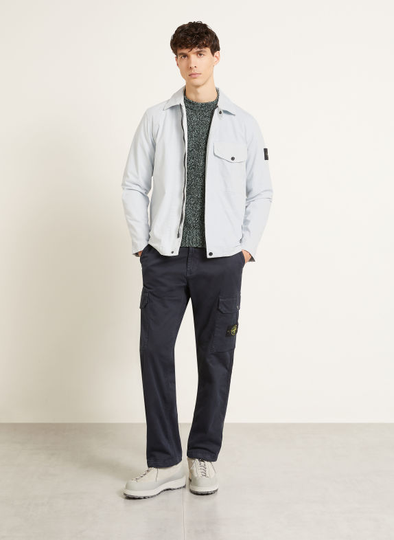 STONE ISLAND Overjacket LICHTBLAUW