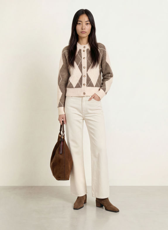 Y.A.S. Cardigan BEJ / MARO