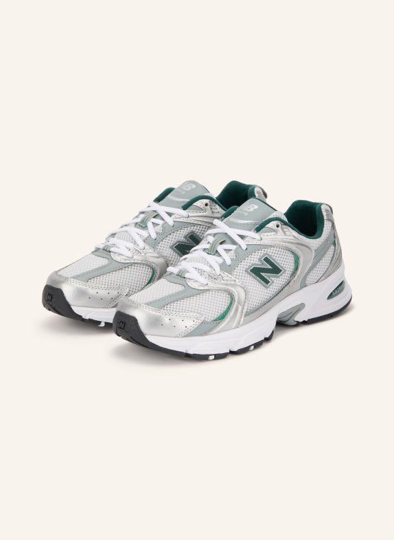 new balance Sneaker 530 WEISS / SILBER / DUNKELGRÜN
