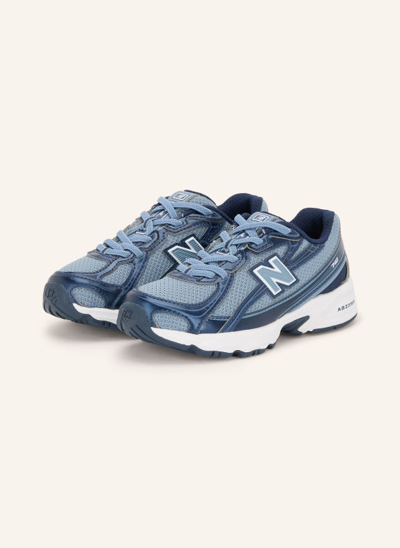 new balance Sneakersy 740 MODRÁ / TMAVĚ MODRÁ / BÍLÁ