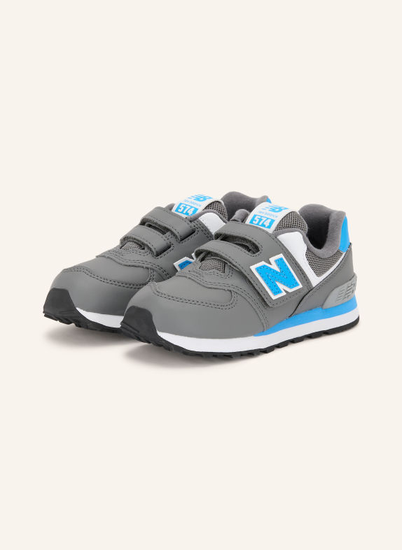 new balance Sneakersy 574 CZIEMNOSZARY / NIEBIESKI / BIAŁY