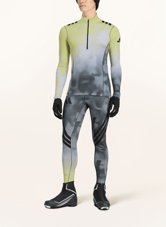 adidas TERREX Tights XCS GRAU / DUNKELGRAU / HELLGELB