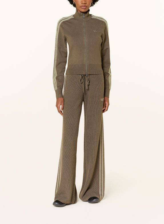 adidas Originals Strickhose FIREBIRD mit Galonstreifen BRAUN