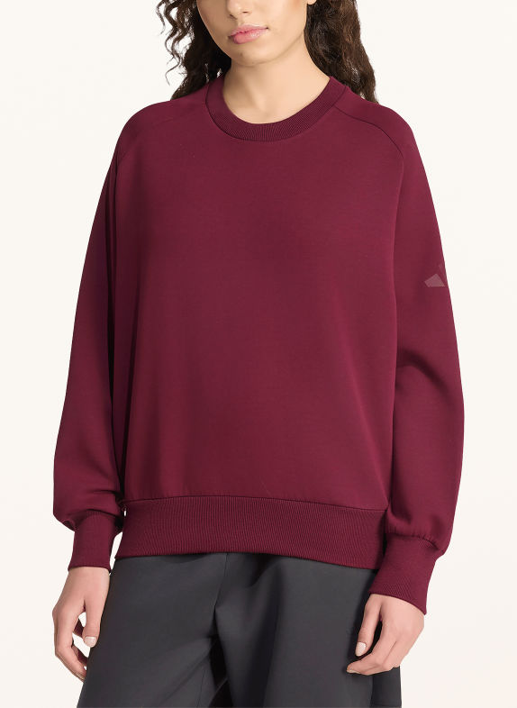 adidas SOFT LUX WINTER Sweatshirt DARK RED