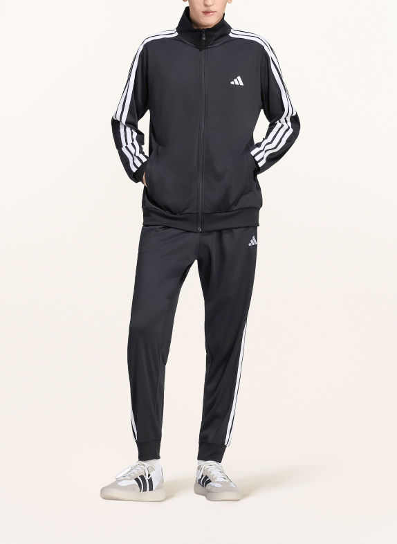 adidas DAYREADY tracksuit with braided stripes BLACK / WHITE