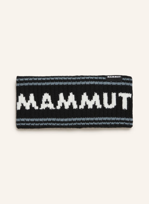 MAMMUT Hoofdband ZWART / BLAUWGRIJS / WIT