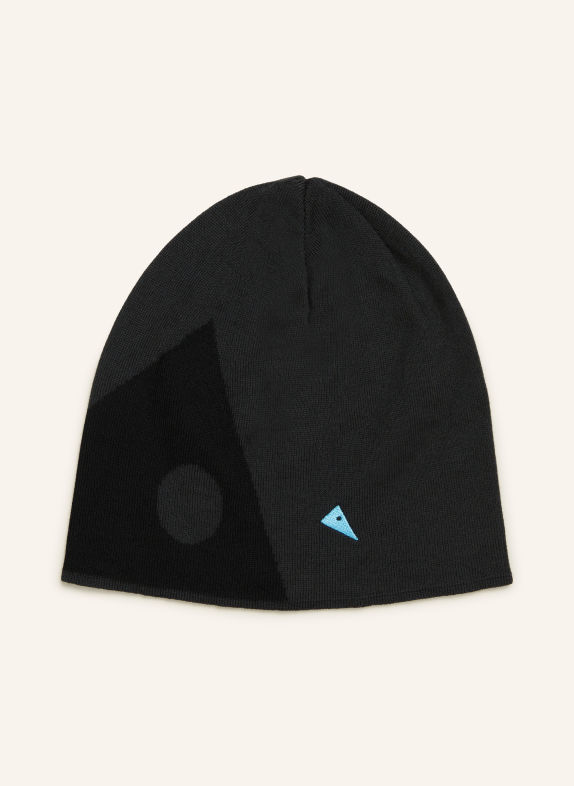 Klättermusen Bonnet HEID LIGHT GRIS FONCÉ / BLEU CLAIR / NOIR