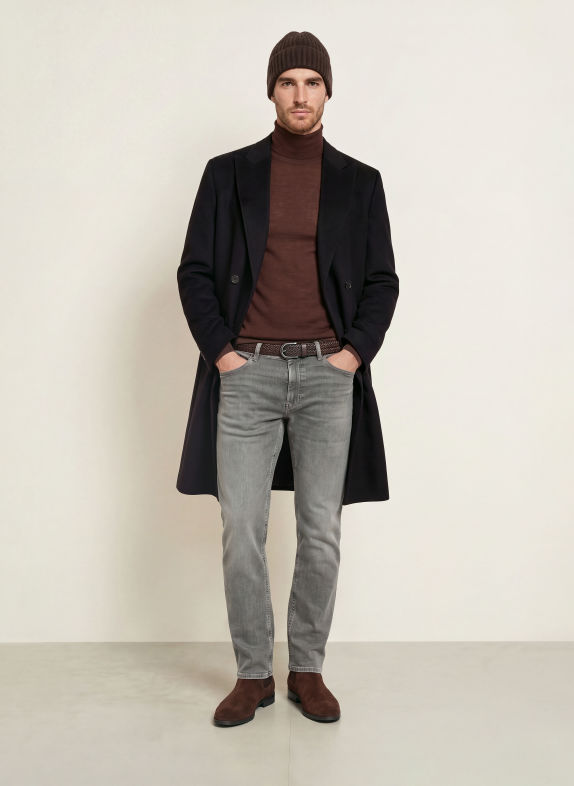 BOSS OGDEN Straight-Fit Jeans 035 MEDIUM GREY