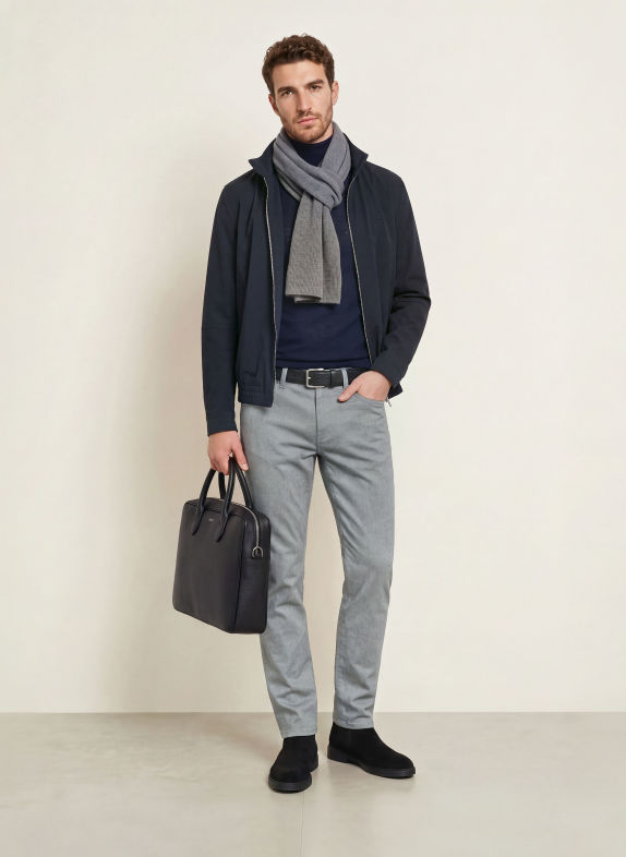 BOSS Jean RE.MAINE coupe régulière BLEU GRIS