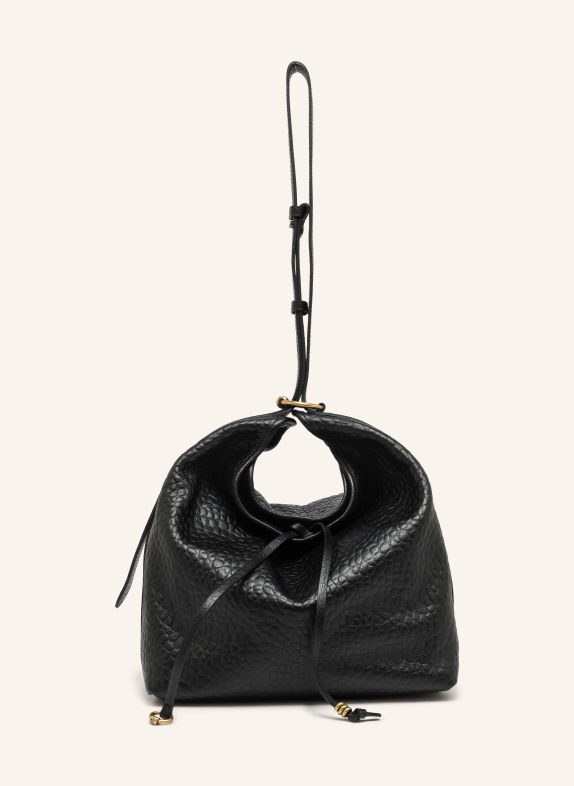 GIANNI CHIARINI Beuteltasche CARLA SCHWARZ / GOLD