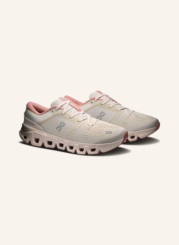 On CLOUD X5 Fitness Shoes LIGHT GRAY / LIGHT RED