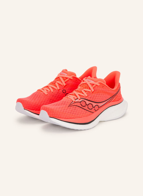 saucony ENDORPHIN SPEED 5 Running Shoes NEON RED / SILVER / BLACK