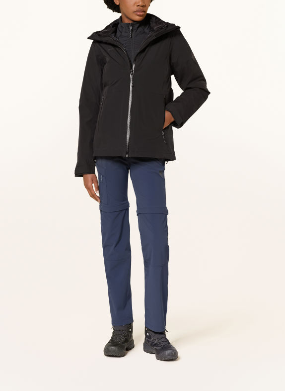 MAMMUT 2-in-1 jas LINARD ZWART