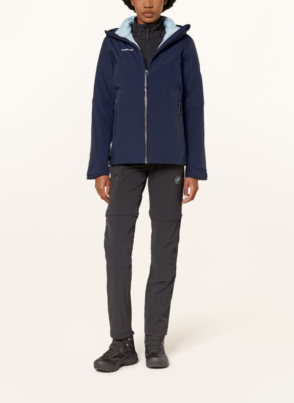 MAMMUT 2-in-1 jas LINARD DONKERBLAUW