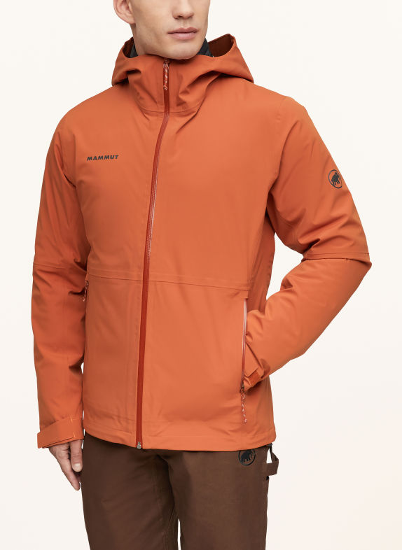 MAMMUT LINARD GUIDE 2-in-1 jacket DARK ORANGE