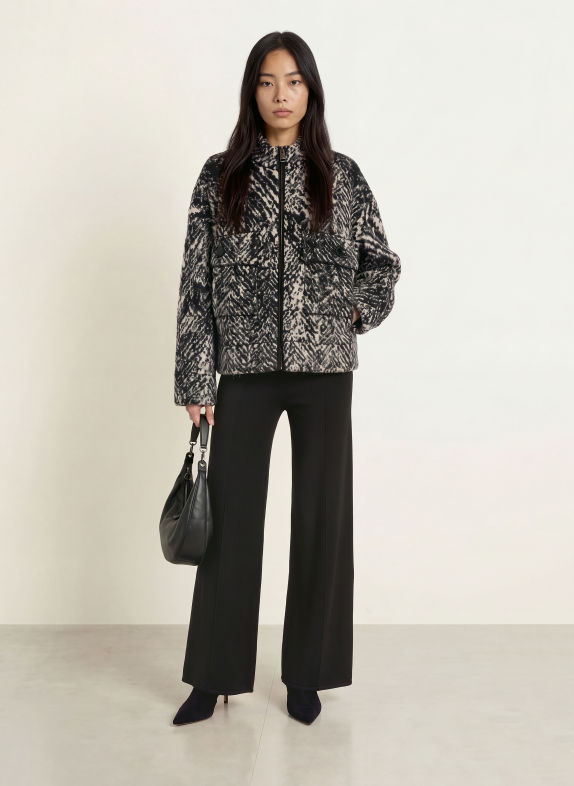 LIU JO Pantalon en maille NOIR