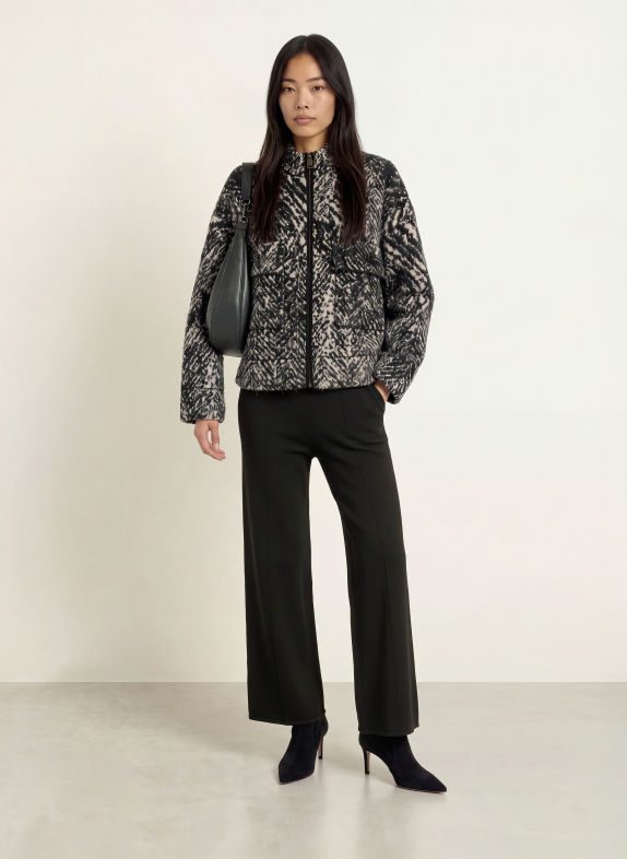 LIU JO Overjacket BEIGE / SCHWARZ