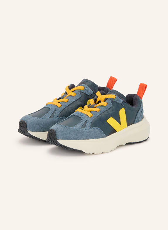 VEJA Sneakers à enfiler SMALL CANARY LIGHT BLEU FONCÉ / JAUNE / BLEU