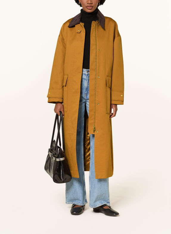 InWear Mantel HUNTERYIW COGNAC / DUNKELBRAUN