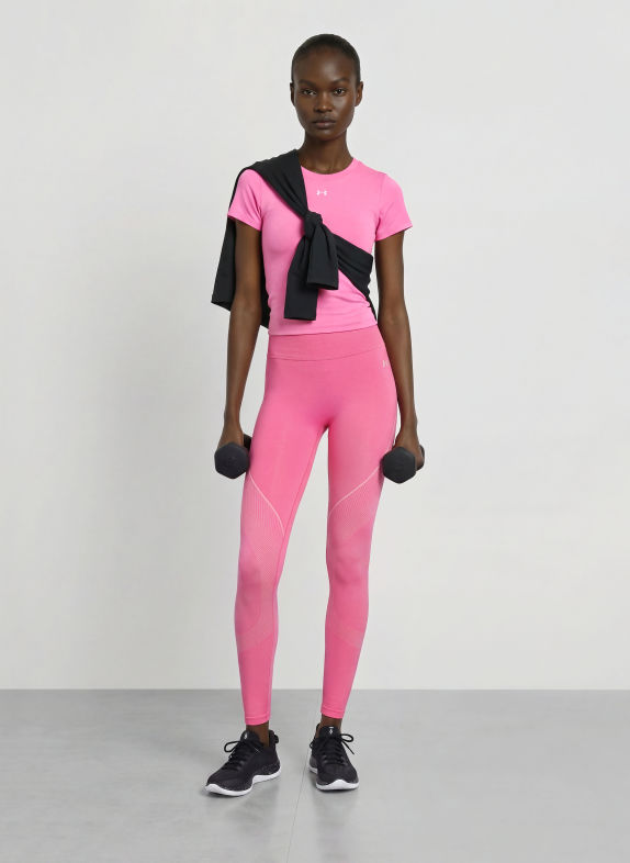 UNDER ARMOUR Tights UA VANISH SEAMLESS ROZE