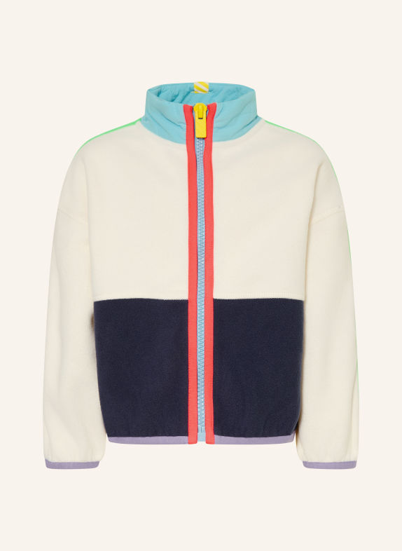 Billieblush Fleecejas WIT / NEONROOD / DONKERBLAUW