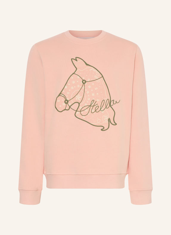 STELLA McCARTNEY KIDS Sweatshirt LICHTORANJE / OLIJF / WIT