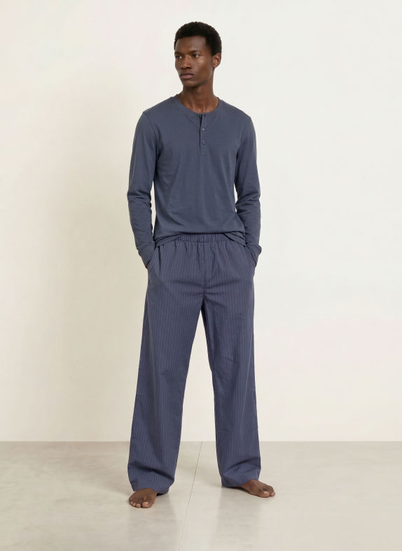 Marc O'Polo Haut de pyjama BLEU FONCÉ