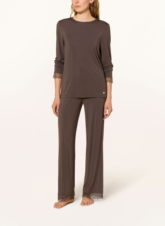 JOOP! Pyjamabroek MARRON FONCÉ