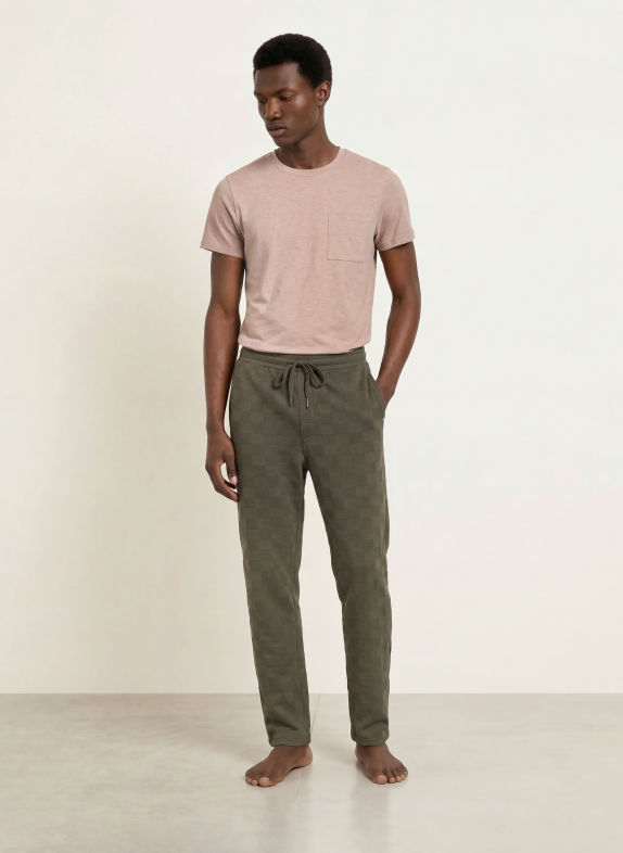JOOP! Spodnie typu lounge KHAKI