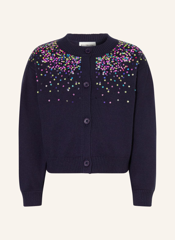 Billieblush Gilet à paillettes BLEU FONCÉ