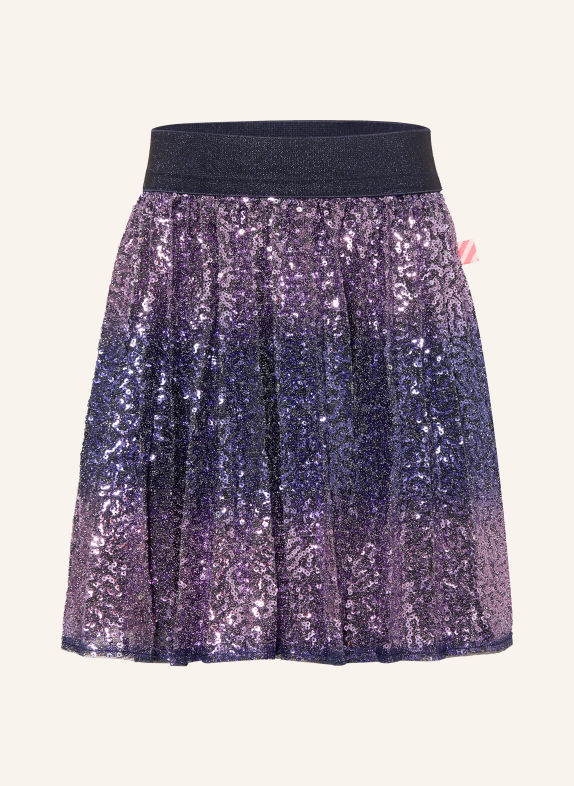 Billieblush Mesh-rok met pailletten DONKERBLAUW / PAARS