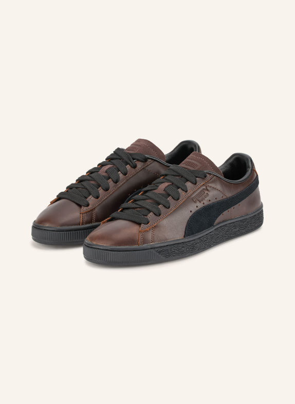 PUMA Sneaker DUNKELBRAUN / SCHWARZ