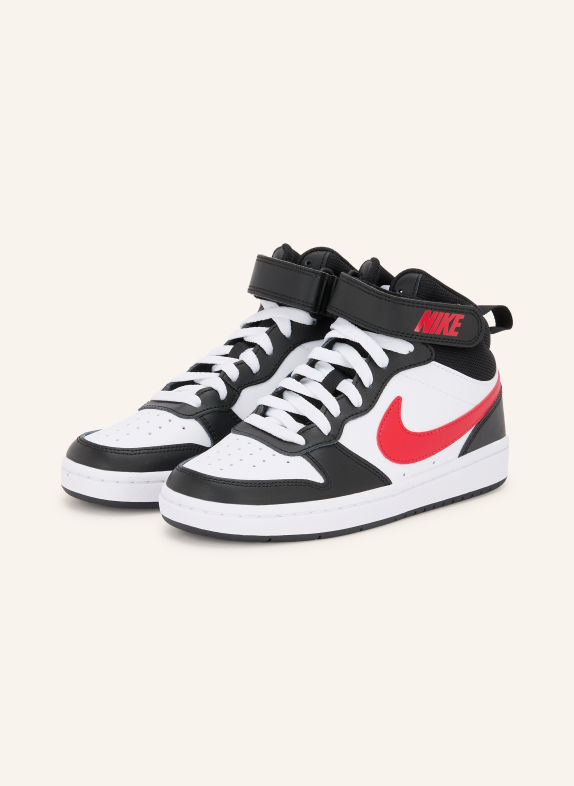 Nike High-top sneakers COURT BOROUGH MID 2 BLACK / DARK BLUE / WHITE
