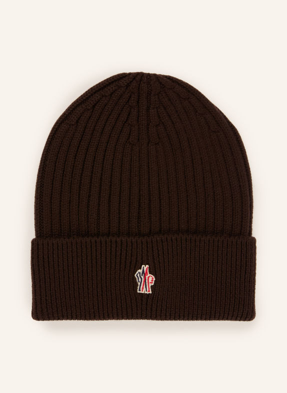 MONCLER GRENOBLE Muts MARRON FONCÉ / ROOD / ZWART