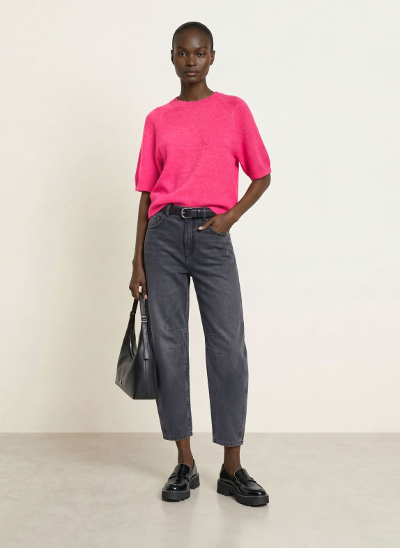 MARC CAIN Strickshirt mit Alpaka 244 dragon fruit