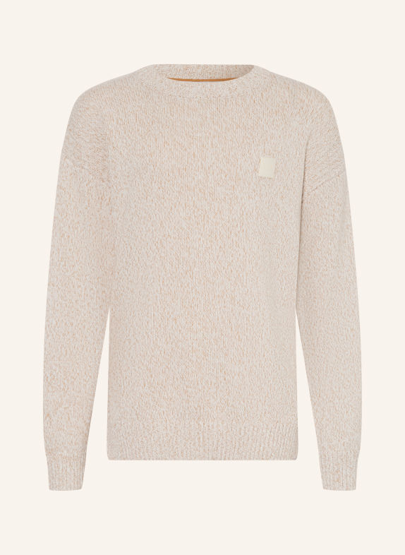 BOSS Pull BEIGE / ÉCRU