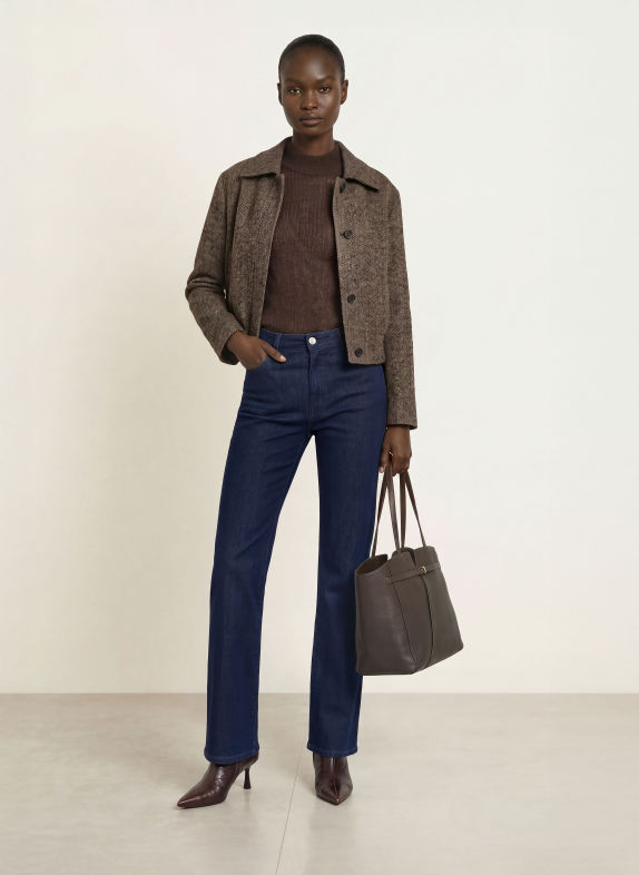 BOSS Flared jeans KICK FLARE 404 DARK BLUE