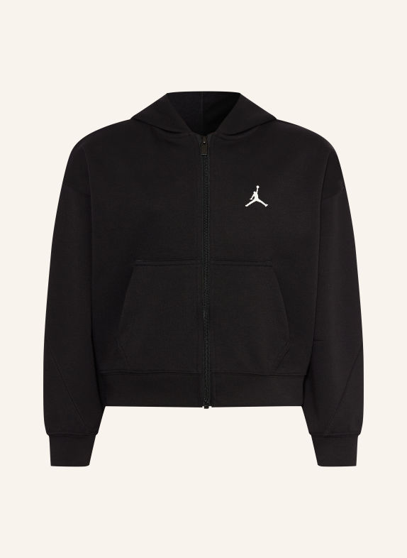 JORDAN Sweat zippé MAVEEN NOIR / BLANC