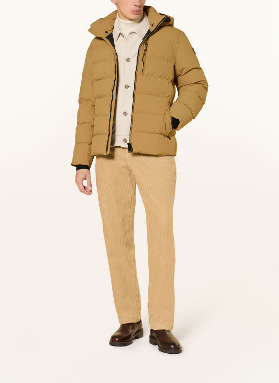 WELLENSTEYN Steppjacke BLACKBIRD mit abnehmbarer Kapuze BEIGE