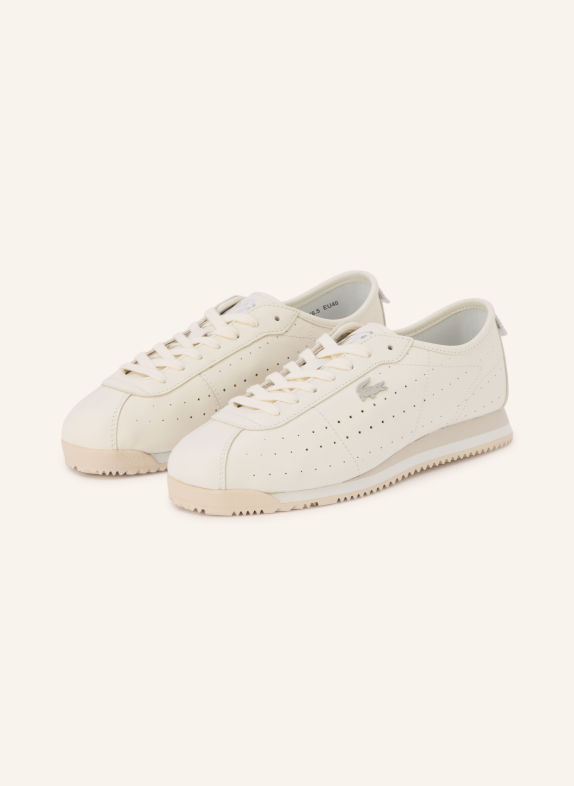 LACOSTE Sneaker CLUB CREME / SILBER