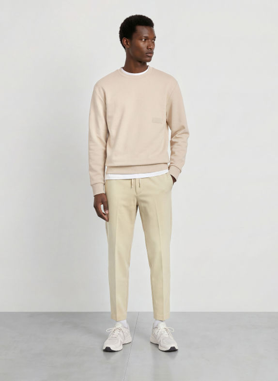BOSS Sweatshirt BEIGE
